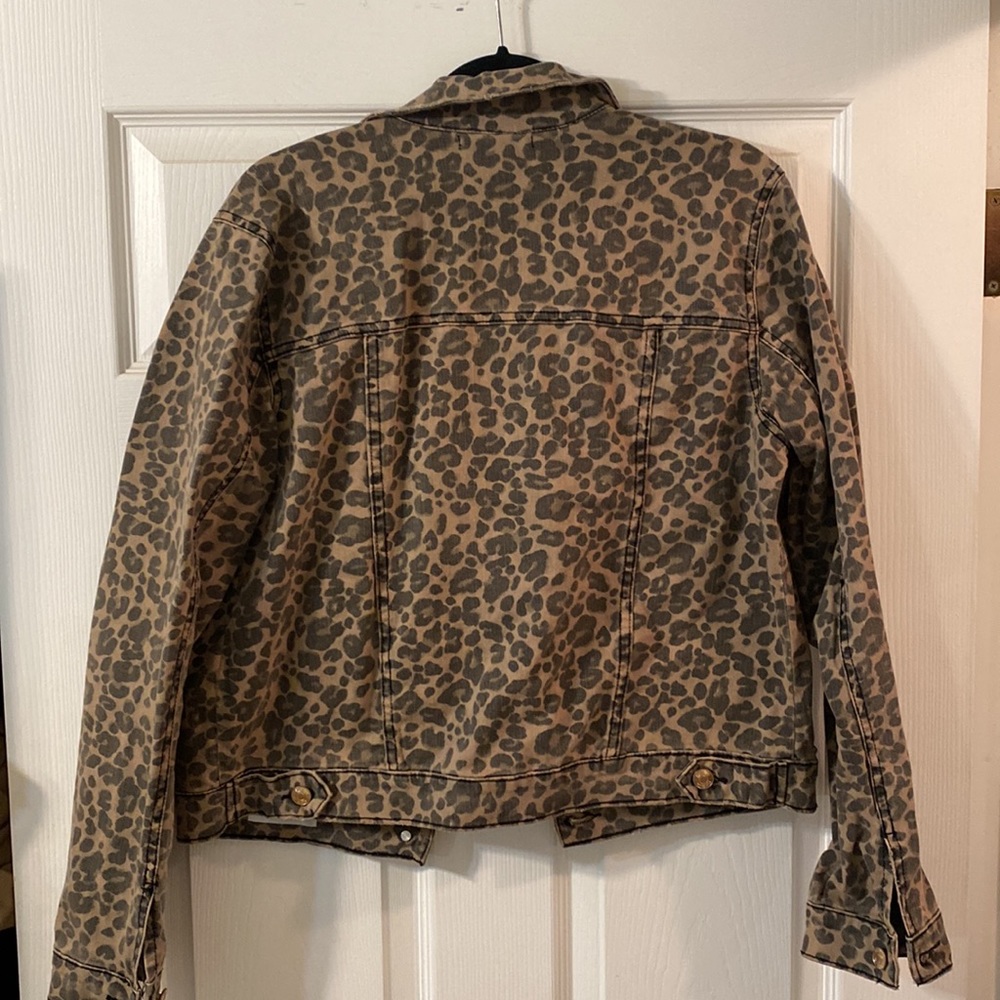 Leopard denim jacket - Picture 3 of 3